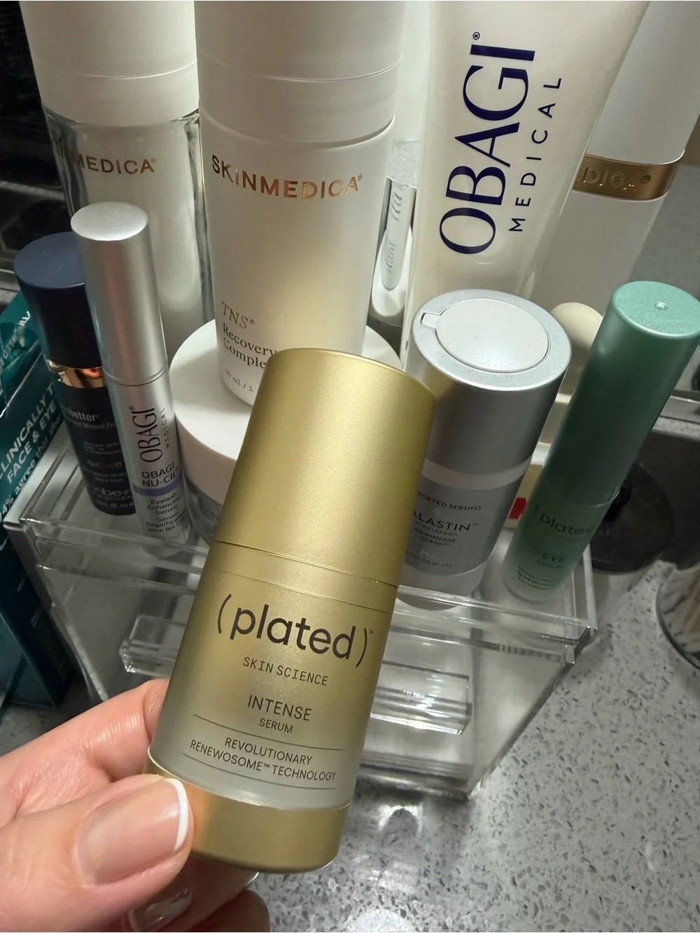Plated intense serum- plated skin science